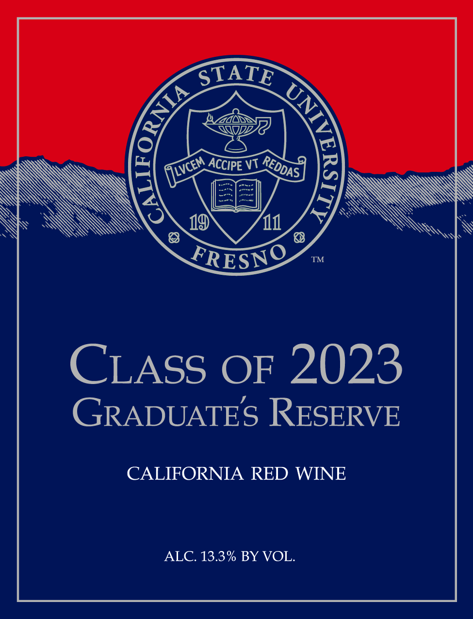Fresno State Winery Graduate Reserve 2022 label