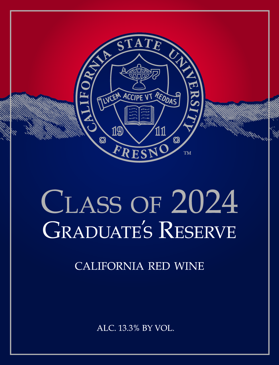 Fresno State Winery Graduate Reserve 2024 label