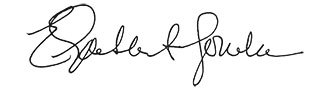 Elizabeth A. Lowham's signature